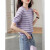 德玛纳（dme）莱赛尔纤维线衫夏季简约休闲微弹柔软套头线衫 浅紫 L 