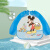迪士尼(Disney)母婴 婴儿卡通饭衣 宝宝反穿衣吃饭围兜儿童防水画画罩衣四季伙伴蓝大号21802188