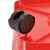 海斯迪克 HK-363 户外厂环卫垃圾桶 大号特厚桶 塑料分类垃圾箱 上海分类垃圾桶 红色有害垃圾 加厚50L