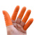 防滑手指套劳保工业乳胶手套耐磨橙色白色麻点一次性乳胶橡胶防护点钞分页劳保手指套 白色麻点指套M码(100个/包)