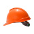 梅思安V-Gard-500ABS超爱戴针织棉吸汗带豪华型安全帽 10172478橙色 1顶