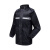 久臻 雨衣 电工分体式雨衣雨裤套装 反光雨衣 电力用可印字LOGO JZD01 黑色 3XL 