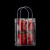 庄太太【26*34*15cm】PVC塑料透明手提袋礼品袋50个小礼物包装袋手拎袋子ZTT-9324B