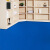 纯色白色PVC塑胶地板革舞台摄影T台展厅地胶加厚耐磨防水阻燃地垫 蓝色1.8mm