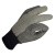 12双 黑色点胶帆布手套 腕加厚耐磨防滑 灵活透气劳保防护手套 劳保用品