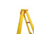 铦铓 电力玻璃钢绝缘梯子 电工绝缘人字梯2米 3米 施工用绝缘梯 可定制 人字梯2米
