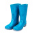 海洋鹿（HAI★YANG）雨鞋 蓝色中筒雨靴 户外防滑防水水鞋胶鞋 36码