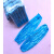厨防油污工厂车间防尘PE材质耐用耐磨加厚塑料劳保袖一次性PE袖套 蓝色100只