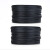 鑫宇讯 塑料PVC扎线0.55 镀锌铁丝 包塑光缆通信绑扎带圆形铁芯扎丝绑线 黑色