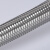 304不锈钢进马桶卫浴三角阀水软管专用软管波纹管 1.2米不锈钢软管