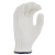 安美尚（ams） 线手套耐磨工作手套 细纱针织白手套 700G本白原纱线手套 定做 120双装