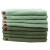 赫思迪格 HGJ-194 大毛巾 清洁抹布 棉柔软吸水洗脸面巾85*35cm 深绿色