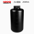 日本NIKKO试剂瓶HDPE塑料瓶圆瓶大口小口黑色避光样品瓶避光液体瓶ASONE亚速旺进口耐酸碱 黑色小口圆瓶 500ml