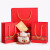 冰禹 红色手提纸袋中国风新年节日礼物袋包装袋 (竖款)28*10*33cm/5只 BYK-341