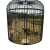 HKML铁艺超大型孔雀养鸟笼广场婚庆装饰道具鸟笼摆设户外大型大号鸟笼 直径1.5米，总高2.5米（孔雀笼）