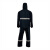 安大叔 D766/C893 高警示雨衣雨裤耐磨轻便分体式反光工作服深蓝色 XXL码 1套装