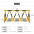 守卫神 拒马护栏移动路障 带刺防撞栏挡车阻车隔离栏 定制款1米 3件起拍 警示黄黑