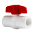 联塑（LESSO）球阀(PVC-U给水配件)白色 dn90