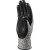 代尔塔 (DELTAPLUS） 202057 8码 劳保手套D级防割手套丁腈涂层 灰黑色 3副装