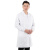 鑫工派 白大褂 长袖药店工作服实验室工装男女同款优质棉长袖XL（170-175）