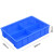 诺安跃 长方形塑料盒零件盒收纳盒多格盒螺丝盒配件盒分格箱周转箱 5件起批 590六格箱590x385x145mm蓝色 3天