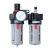 气源处理器空气油水分离器BFC2000\/30004000二联件BFR+BL BFC2000塑芯塑料外壳