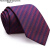 诺斯.马丁领带男士真丝正装商务结婚红色不含领带夹子 深红色7.5cm