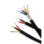 硅胶高温电缆2芯3芯4芯0.3*0.5 1.5 4 6平方特软耐高低温护套电线 国标4芯0.5平方 1米