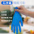 爱马斯（AMMEX） 一次性手套食品级橡胶加厚餐饮医生检查卫生家务用防护丁腈手套 耐用型蓝色ST丁腈（100只/盒） M 码
