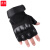 谋福（CNMF）半指手套 户外登山 运动骑行 训练防护战术手套(黑色 L)