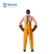 Raxwell 金黄色全皮焊工裤焊接电焊裤(仅裤子) 2XL码 RW4328