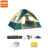 迈易诺 两人两窗2-3人墨绿+防潮垫+垫 帐篷户外便携式加厚自动弹开可折叠MYN9008