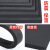 米乐奇建筑沙盘模型材料 PVC板泡沫板塑料板雪弗板发泡板 安迪板制作 白色 黑色多规格可定制 黑色无胶-50mm宽X1m长【30mm厚】