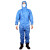 挺固 防护服连体带帽化学实验室蓝色全身工作防尘服 1件起批 M 3天