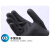 朋安 威蝶耐酸碱乳胶手套 防水耐油工业洗碗洗车手套  黑色长31cm