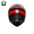 AGV K1摩托车头盔男女赛车骑行四季机车全盔安全帽亚洲版 3C认证 WARMUP MATT BLACK RED XL (适合59-61头围)
