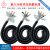 独立分组屏蔽线485信号线4 6 8芯数控机床高柔性拖链双绞电缆线 TRVVPPS 6芯0.5平方 黑色 1米