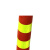 谋福 CNMF 85682 反光柔性弹力警示柱 警示桩 交通设施道口标 道路标柱标志桩 弹力柱（ 反光警示柱 PE）