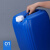 康迪普 堆码桶塑料桶方形蓝色化工原料废液密封桶 B款20L透明2个装