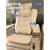 适用丰田埃尔法威尔法头枕腰靠坐垫Alphard专用3D原厂原装款改装用品 腰靠米色 1个