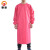 慎固防水罩衣防污耐油厨房水产养殖长款围裙 加厚品质款 玫红色 中号