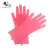 大杨295魔术硅胶手套 粉色 1双 加长加厚厨房刷碗洗碗隔热防滑防水家务清洁手套 定制
