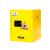 工业柜化学品安全柜4/45加仑危险品储存柜危化品防火柜 90加仑黄色加厚