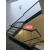 无框玻璃楼梯平台扶手预埋钢槽热镀锌槽内嵌式玻璃扶手底槽弧形槽 钢槽配套胶条1米（不包邮）