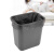 露铭赞 15L塑料垃圾桶 卫生间物业酒店客房办公室 灰色无盖