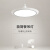 纯庆中山餐厅商用餐桌饭厅吧台现代东南亚风家用极简LED卧室灯具 黑圈23cm-白光-吸顶灯