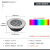 星期十 超薄地埋灯led户外防水嵌入式埋地射灯地灯12W七彩渐变（160*50mm）定制