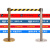 加厚不锈钢护栏 2米线隔离带栏杆座 排队柱 警戒围栏一米线伸缩带 3米金色（下单是一件 2件起可以用）