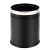 和畅（HC）GPX-45双层黑色雕花圆形垃圾桶 容量10升(2个起订)商用酒店果皮桶