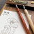 蘸水笔钢笔淡彩勾线书写用木杆漫画蘸水笔 立川 硬圆笔尖+色木杆